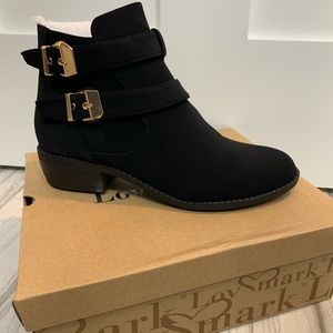 Black boutique booties